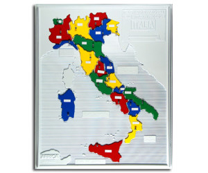 Italia politica componibile a colori