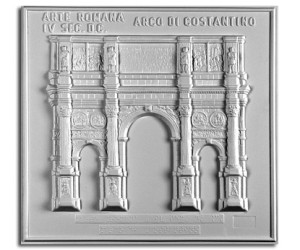 Architettura Romana. Arco di Costantino (IV sec. d.C.): prospetto