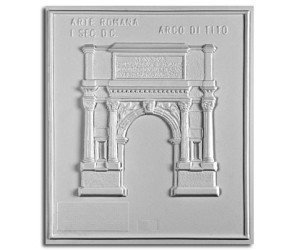 Architettura Romana. Arco di Tito (I sec. d.C.): prospetto