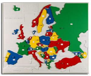 Europa politica componibile a colori